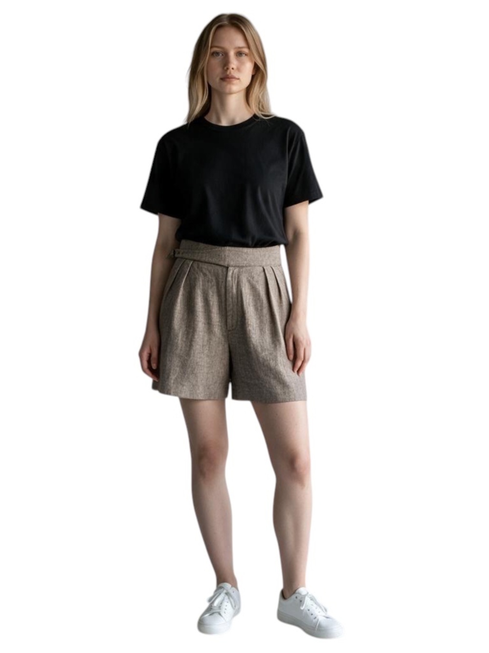 Banana Republic Brown Pleated Tailored Shorts – Size 12